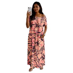 맞춤 인쇄 비치 휴가복 폴리네시아 트로피컬 여성 맥시 드레스 사모아 오버사이즈 여성 스커트 하와이안 우아한 드레스