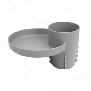 어린이 여행 트레이 키트 - 컵 홀더를 360도로 쉽게 확장 가능 °   어린이용 카시트, 부스터, 유모차용 컵 및 여행 트레이