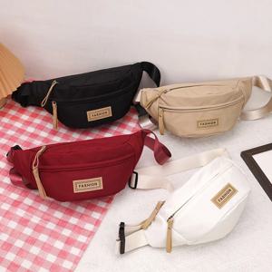 세련된 조절 가능한 스트랩 허리 가방, 일상 여행용 스타일리시하고 컴팩트하며 가벼운 다용도 캐주얼 멀티 컬러 웨이스트 백