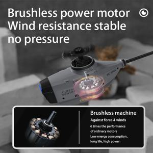 RC ERA C127 AI 브러시리스 FPV HD 카메라 탑재 전문가용 4채널 RC 헬리콥터, 에일러론 없는 싱글 패들, 성인용