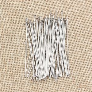 100 pcs/Lot 페이드 20 30 35 40 70 mm 스테인레스 스틸 플랫 헤드 핀 Findings 헤드 만들기 DIY 용품 액세서리
