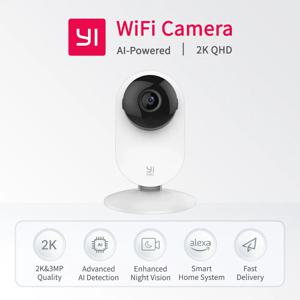 YI 프로 홈 감시 카메라, 스마트 홈, 아기 애완 동물 모니터, 보안 보호, 알렉사 호환, 3MP IP CCTV, 2K 와이파이