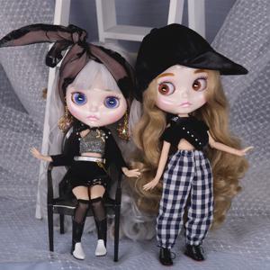 ICY DBS Blyth 인형 조각 된 입술 얼굴 흰색 피부 공동 바디 1/6 BJD 특별 가격 OB24 장난감 선물