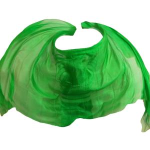 100% 실크 퍼포먼스 댄스 솔리드 컬러 라이트 텍스처 베일 숄 여성 스카프 의상 액세서리 밸리 댄스 베일 250cm x 114cm