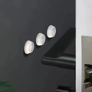 6x2mm 100개 셀프 접착 도어 스토퍼 고무 댐퍼 버퍼 캐비닛 범퍼 실리콘 가구 패드 쿠션 보호 패드