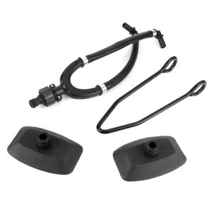 선외 보트 모터 워터 플러셔, 듀얼 피드 대형 직사각형 이어 머프, 빠른 연결