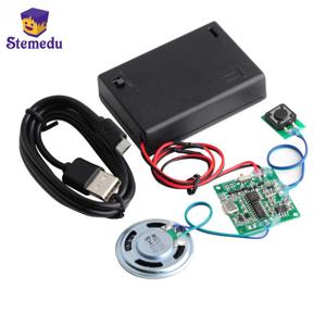 녹음 가능 사운드 모듈, MP3, WAV 음악 음성 플레이어, 프로그래밍 가능 보드, 스피커 포함, 뮤직박스 인사 카드용 단추 제어, 8M