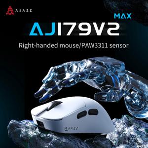 AJAZZ AJ179 v2 MAX 무선 게임 e-스포츠 1K 폴링 속도 경량 디자인 인체공학적 PAW3311 센서