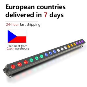 DMX18x12W LED RGBW/RGBWAUV Led 벽 세척 빛 Led 바 DMX 라인 바 세척 무대 조명 파티 결혼식 이벤트 조명
