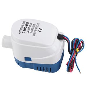 1100GPH 보트 12V 해양 자동 잠수정 빌지 워터 펌프 완전 자동 플로트 스위치 내부 자동 빌지 워터 펌프