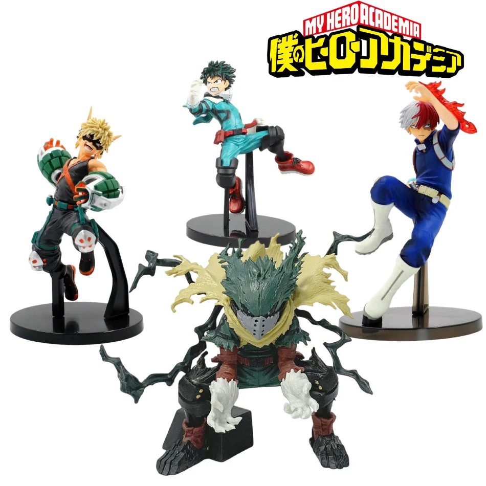 My Hero Academia 애니메이션 피규어 Shoto Bakugou Boku Izuku Duke Pvc 11cm 액션 피규어 애니메이션 캐릭터 선물 컬렉션 시리즈