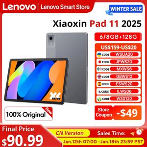 오리지널 레노버 샤오신 패드 11 2025 태블릿 미디어텍 디멘시티 중국 버전 6300 11인치 2.5K 화면 7040mAh WIFI 안드로이드 태블릿 PC