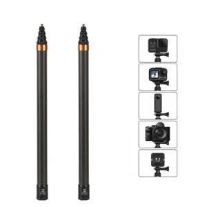 3m 카본 파이버 텔레스코픽 연장봉 360Insta X54Gopro11/10 DJI Action5용 마이크 녹음 및 인터뷰 폴