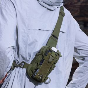 물병 가방, 크로스바디 물병 가방, 다기능 컵 보호 커버, 물컵 커버, 사이클링 가방, 전문 캠핑 야외 가슴 가방