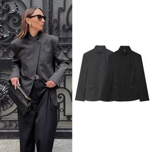 Tidalyf 여성 2026년 신상 봄 오피스 블레이저 시크하고 우아한 여성 재킷 패션 청춘 여행 휴가 조커 스트리트 따뜻한 코트