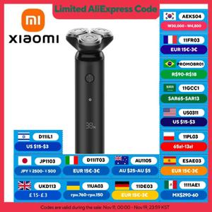 XIAOMI MIJIA S500 전기 면도기 건식 습식 면도 트리플 블레이드 트리머 수염 플로팅 헤드 남성용 면도기 전기 면도기 기계