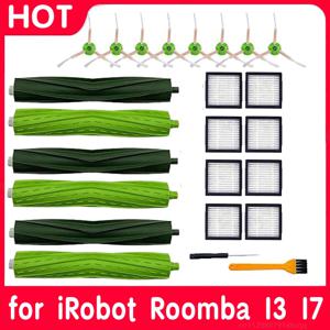 iRobot Roomba I7 E5 E6 I3 시리즈 로봇 진공 청소기 액세서리 용 Hepa 필터 브러시 롤 Hepa 필터 사이드 브러시 걸레 천