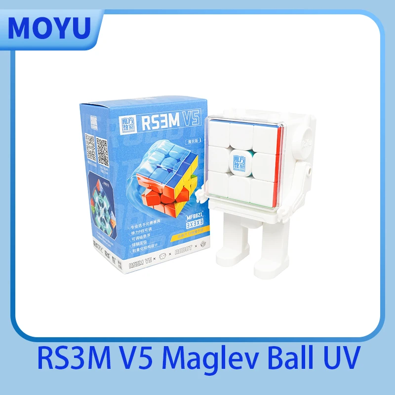 [JudyCube] MoYu RS3M V5 3X3 마그네틱 매직 스피드 큐브 스티커없는 전문 Fidget Toys RS3 M V5 Cubo Magico Puzzle