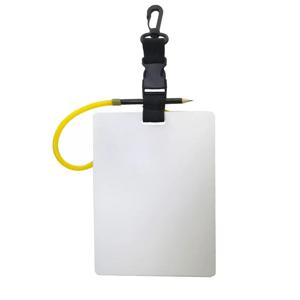 1 페이지 스쿠버 다이빙 쓰기 슬레이트 수중 워드 패드 수중 다이버 통신 장비 연필로 다이빙 로그