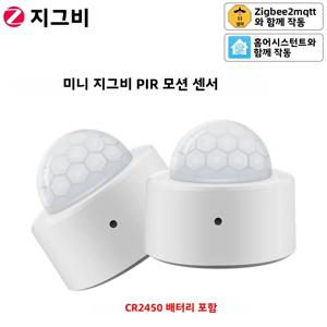 Haozee 2 in 1 Zigbee 미니 PIR 동작 감지기 + 밝은 럭스 라이트 수동 적외선 보안 도난 경보 센서