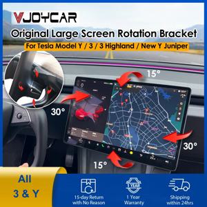 GPS 네비게이션 회전 거치대, 모델 Y / 3 스위블 마운트 키트 모델 3  하이랜드  뉴 Y 주니퍼  4 방향 스크린 회전 브래킷