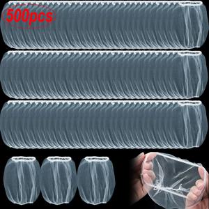 100/500Pcs 일회용 주방 싱크 필터 하수구 배수 방지 차단 쓰레기 봉투 풀 누출 메쉬 가방 스트레이너 싱크 쓰레기 그물