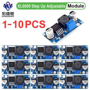 1-10PCS XL6009 4A 부스트 컨버터 스텝 업 조정 가능 15W 5-32V ~ 5-50V DC-DC 전원 공급 장치 모듈 LM2577 스텝 업 모듈