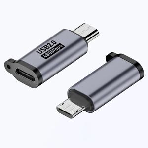 USB Type-C 어댑터 유형 C-마이크로 USB 남성-USB C 여성 변환기 Xiaomi 삼성 충전기 데이터 케이블 USBC USB C 어댑터