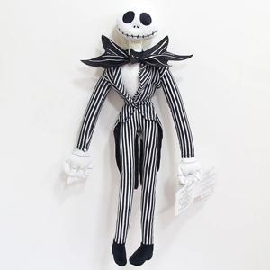 50cm 크리스마스 전의 악몽 잭 Skellington 플러시 장난감 인형 해골 제이크 플러시 인형 어린이를위한 어린이 선물