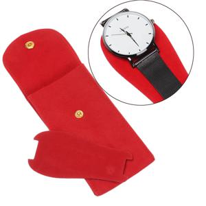 플란넬렛 시계 보관 가방, 휴대용 시계 보호 가방, 새로운 시계 상자 케이스