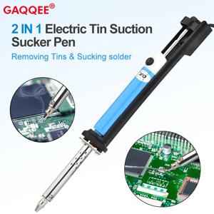 AC US 110V /EU 220V 전기 주석 흡입 펜 납땜 인두기 납 흡입 제거기 진공 펌프 용접 도구