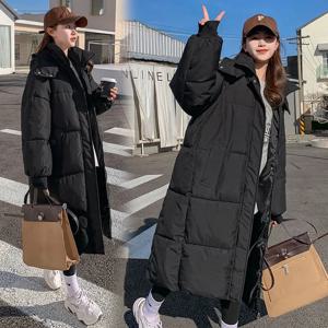 2026년 신상 겨울 여성 재킷 따뜻한 파카 여성용 두꺼운 패딩 코트 면 패딩 파카 롱 후드 아우터 루즈핏 여성용 스노우 재킷