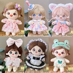귀여운 사랑스러운 인형 옷 고품질 면 인형 액세서리 공주 드레스 옷 20cm 면 인형/EXO 아이돌 인형 장난감