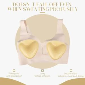 새로운 두꺼운 양면 접착 브라 패드 여성 수영복 비키니용 푸쉬업 증강 패드