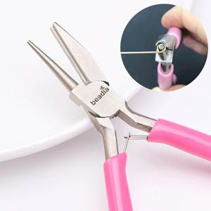 전문 원형 오목 펜치, 쥬얼리 제작, 미니 정밀 와이어 루프 도구, 이상적인 DIY 수동 도구, 4.72 인치