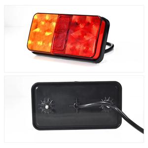 1Pc 슈퍼 밝은 10LED LED 후면 테일 라이트 트럭 트럭 트레일러 캐러밴 버스 Motorhome 12V 픽업에 대 한 역방향/중지/안개 램프