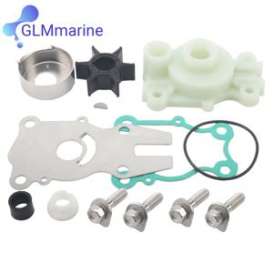 워터 펌프 임펠러 수리 키트 63D-W0078-01 Yamaha 선외기 F 40 50 60 HP C P 40 50 해양 보트 엔진 부품 63D-44311-00