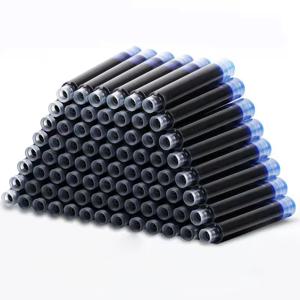 50pcs 만년필 잉크 카트리지 리필 병 4 색 일회용 직경 3.4mm 2.6mm 학교 사무용품 용품 CW-159