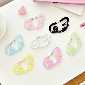 휴대용 아크릴 펜던트 핸드북 장식 키 체인 매력 Ita 가방 버클 배낭 액세서리 매일 사용