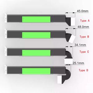 1개 멀티 앵글 듀얼 4cm 방열판 팬, Nvidia Tesla P40 M40 P100 V100 그래픽 카드용 고풍량 팬
