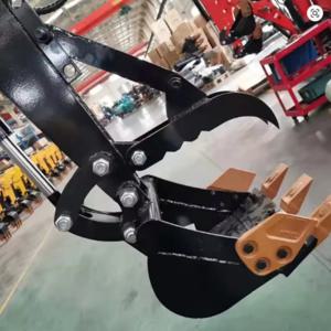 맞춤형 미니 굴삭기 그랩버 어태치먼트 퀵 커넥터 브레이크해머 틸트버킷 포크 유압 실린더 썸 버킷