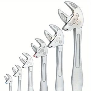 중공업용 크랩 클로 렌치 자동 조정 래칫 와이드 죠 자동차 배관 제조용