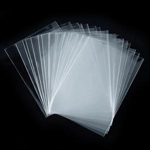 100개 65*90mm/61*88mm 카드 슬리브 카드 보호기 축구 카드, 스포츠 카드, MTG 카드 수집 카드 보관에 완벽한 크기