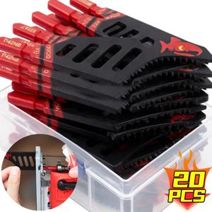 T142HB 직소날 헤비듀티 T-샤크 정밀 절단 공구 목재 좁은 공간용 톱날 교체형 거친 톱니 톱날