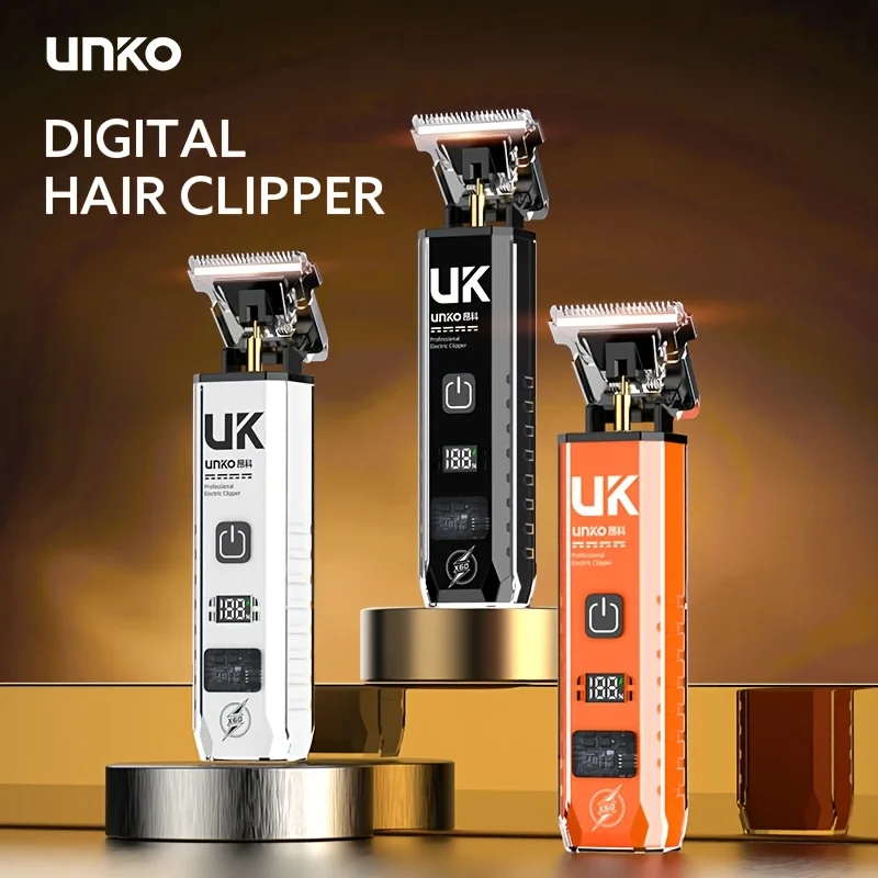 전문가용 무선 헤어 클리퍼, 남성 및 어린이용 충전식 전기 헤어 트리머, 가정 및 미용실용
