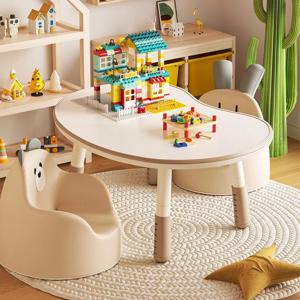 어린이 학습 테이블 리프트 베이비 피넛 테이블 가정용 책상 유치원 조기 교육 테이블 의자 아기 책상