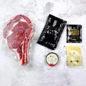 미국산 프리미엄 블랙앵거스 토마호크  스테이크 450g 500g 550g 소스증정