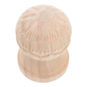 계단 장식용 파인애플 모양 나무 조각 침대 기둥, 계단 난간, 장식 기둥 상단 교체용 뉴엘 포스트 캡