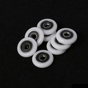 8Pcs 목욕 캐비닛 롤러 휠 샤워 룸 액세서리 베어링 롤러 휠 23/25/27mm 드롭 배송