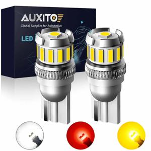 2PCS T10 W5W LED 전구 빨간색 Canbus 194 168 LED 통관 노란색 빛 자동차 인테리어 독서 문 트렁크 번호판 램프 6500K
